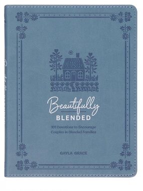 NEW! Gayla Grace Beautifully Blended 101 Devotions for Blended Families Blue